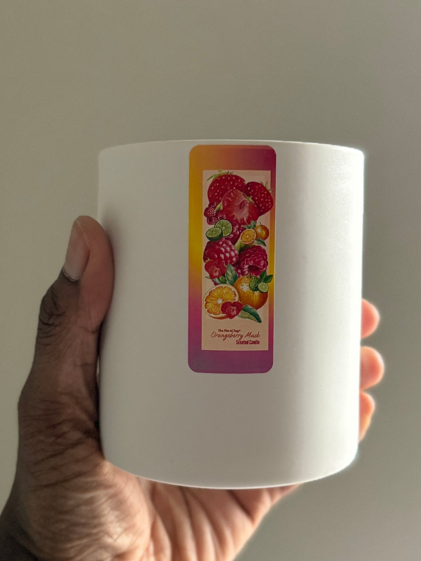 Orangeberry Musk, Scented Candle.